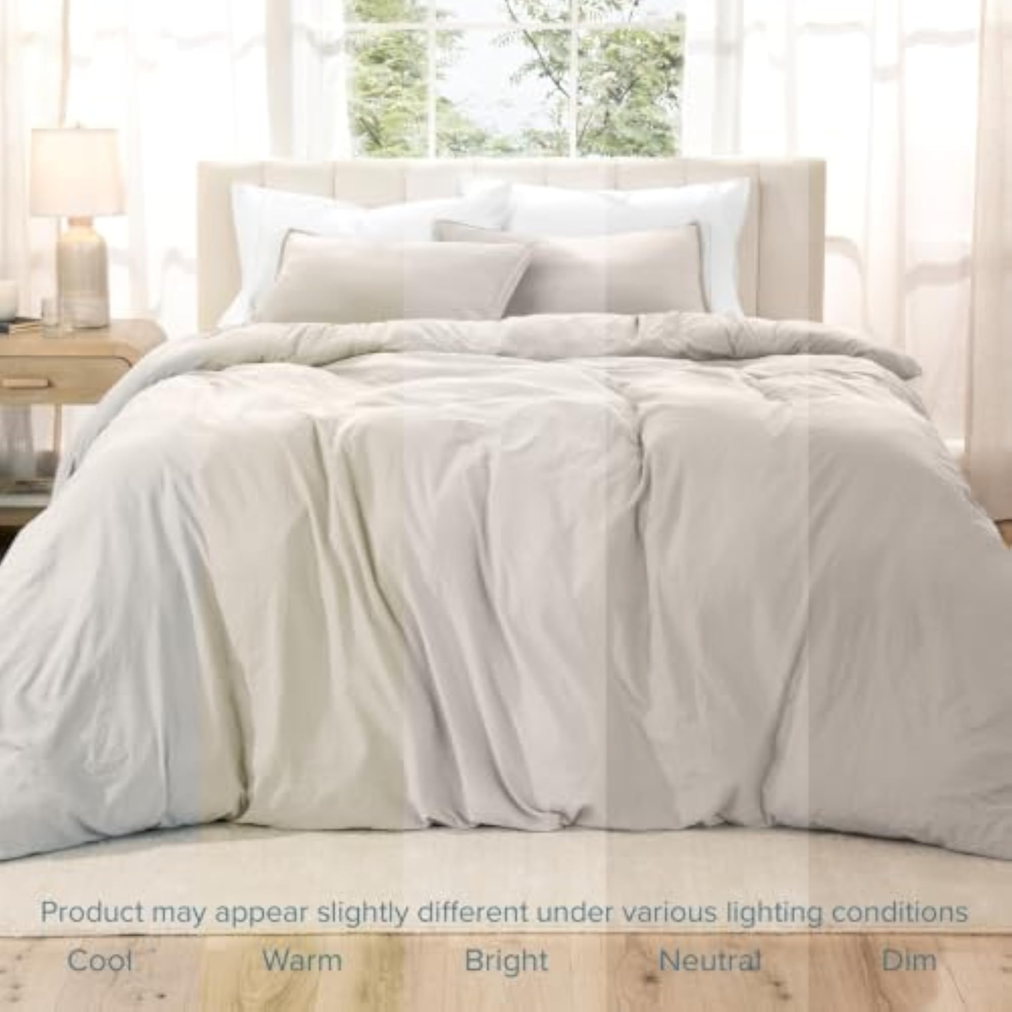 Duvet Cover and Sham Set - Queen Size, Ultra-Soft Microfiber